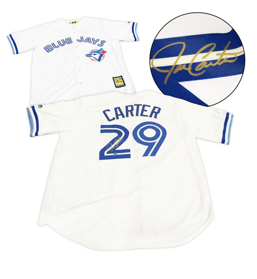 Joe Carter Autographed Toronto Blue Jays Jersey - NHL Auctions