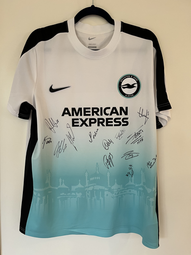 Signed Brighton & Hove Albion FC Commemorative Europa League Shirt